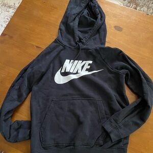 Nike Black Hoodie with Logo